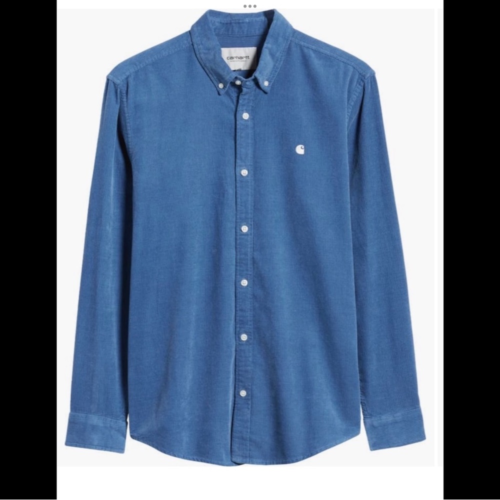 Carhartt Blue Corduroy Shirt